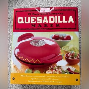 El Paso Chile Company Quesadilla Maker (New)